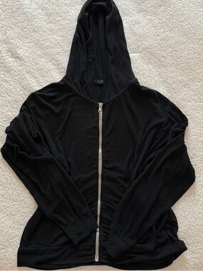 Brandy Melville Hooded Zip Lightweight Jacket